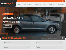 Tablet Screenshot of imolaautos.com